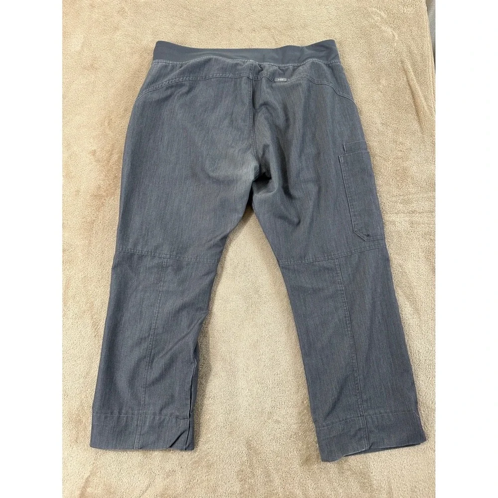 FIGS Scrub Set Casma Top M Womens Gray Kade Cargo Pants Large Petite EUC